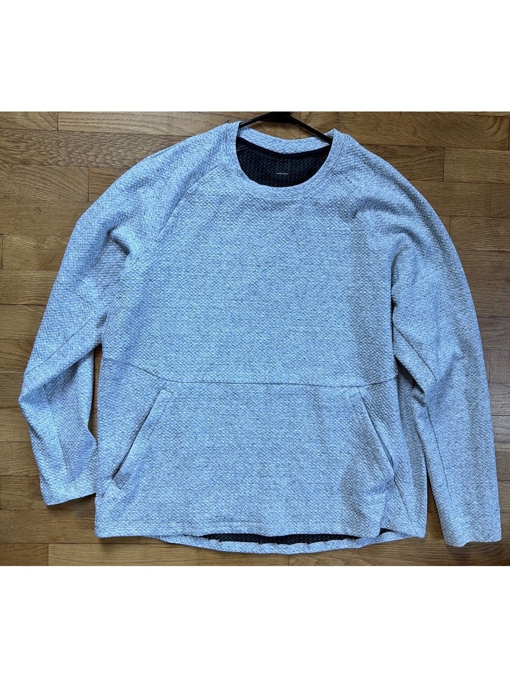Large - Men - Lululemon Light Gray Textured Pullover